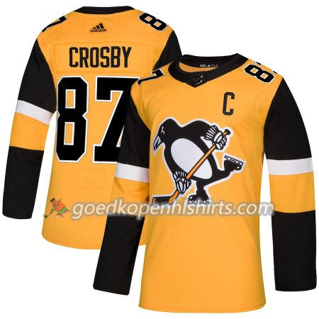 Pittsburgh Penguins Sidney Crosby 87 Adidas 2018-2019 Alternate Authentic Shirt - Mannen